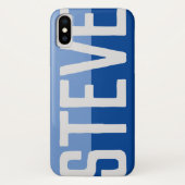 Fett Name Design. Case-Mate iPhone Hülle (Rückseite)