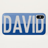 Fett Name Design. Case-Mate iPhone Hülle (Rückseite (Horizontal))