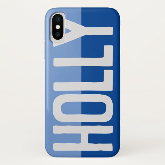 Fett Name Design. Case-Mate iPhone Hülle (Rückseite)