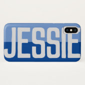 Fett Name Design. Case-Mate iPhone Hülle (Rückseite (Horizontal))