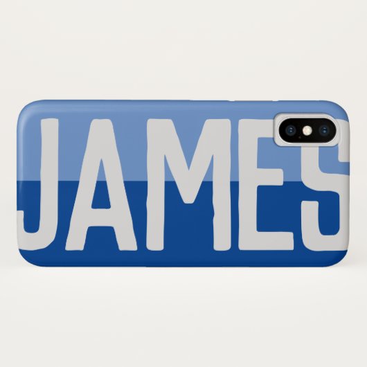 Fett Name Design. Case-Mate iPhone Hülle (Rückseite (Horizontal))