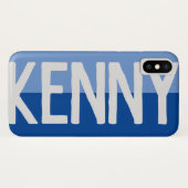 Fett Name Design. Case-Mate iPhone Hülle (Rückseite (Horizontal))