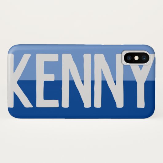 Fett Name Design. Case-Mate iPhone Hülle (Rückseite (Horizontal))