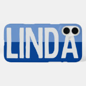 Fett Name Design. Case-Mate iPhone Hülle (Rückseite (Horizontal))