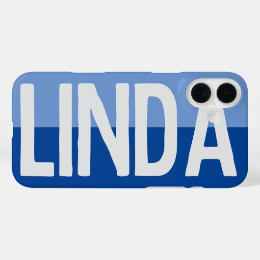 Fett Name Design. Case-Mate iPhone Hülle (Rückseite (Horizontal))