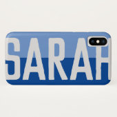 Fett Name Design. Case-Mate iPhone Hülle (Rückseite (Horizontal))