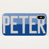 Fett Name Design. Case-Mate iPhone Hülle (Rückseite (Horizontal))