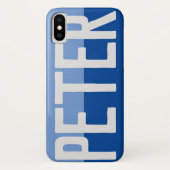 Fett Name Design. Case-Mate iPhone Hülle (Rückseite)