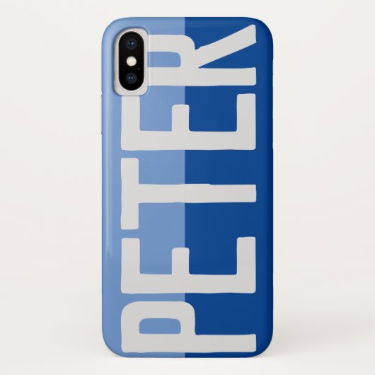 Fett Name Design. Case-Mate iPhone Hülle (Rückseite)