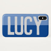 Fett Name Design. Case-Mate iPhone Hülle (Rückseite (Horizontal))