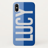 Fett Name Design. Case-Mate iPhone Hülle (Rückseite)