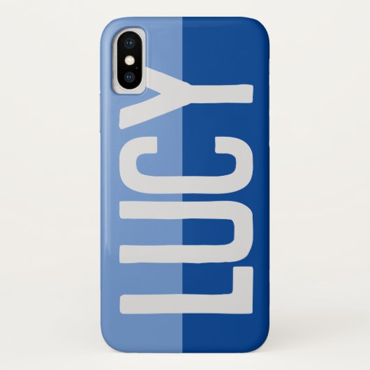 Fett Name Design. Case-Mate iPhone Hülle (Rückseite)