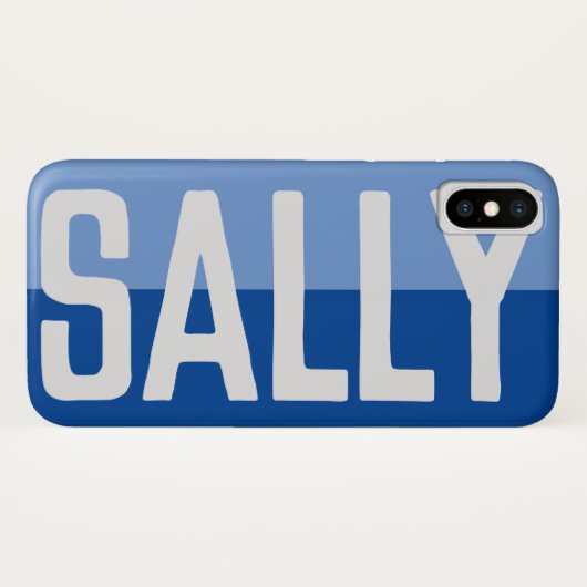 Fett Name Design. Case-Mate iPhone Hülle (Rückseite (Horizontal))