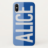 Fett Name Design. Case-Mate iPhone Hülle (Rückseite)