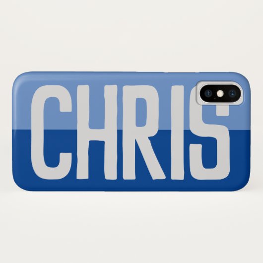 Fett Name Design. Case-Mate iPhone Hülle (Rückseite (Horizontal))