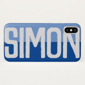 Fett Name Design. Case-Mate iPhone Hülle (Rückseite (Horizontal))