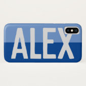 Fett Name Design. Case-Mate iPhone Hülle (Rückseite (Horizontal))