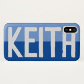 Fett Name Design. Case-Mate iPhone Hülle (Rückseite (Horizontal))