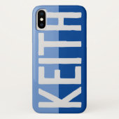 Fett Name Design. Case-Mate iPhone Hülle (Rückseite)