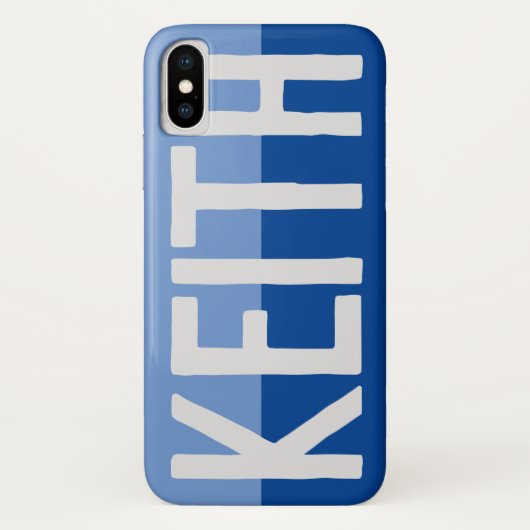 Fett Name Design. Case-Mate iPhone Hülle (Rückseite)
