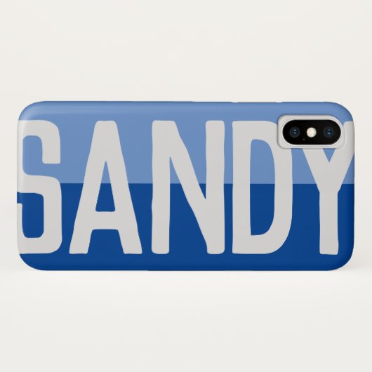 Fett Name Design. Case-Mate iPhone Hülle (Rückseite (Horizontal))