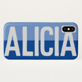 Fett Name Design. Case-Mate iPhone Hülle (Rückseite (Horizontal))