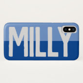 Fett Name Design. Case-Mate iPhone Hülle (Rückseite (Horizontal))