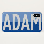 Fett Name Design. Case-Mate iPhone Hülle (Rückseite (Horizontal))