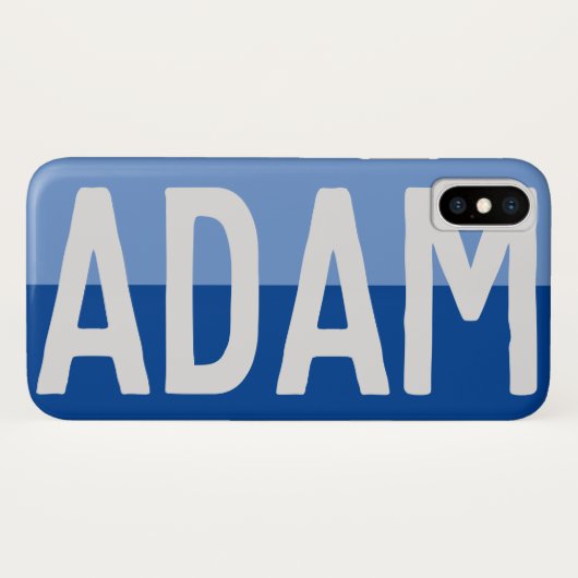 Fett Name Design. Case-Mate iPhone Hülle (Rückseite (Horizontal))