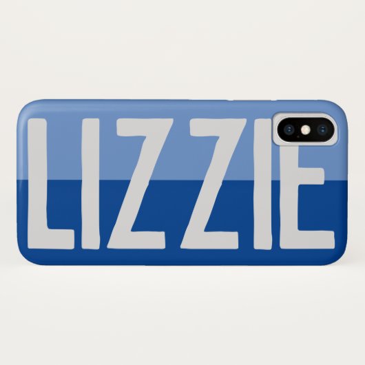 Fett Name Design. Case-Mate iPhone Hülle (Rückseite (Horizontal))