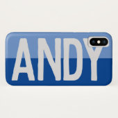 Fett Name Design. Case-Mate iPhone Hülle (Rückseite (Horizontal))