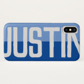 Fett Name Design. Case-Mate iPhone Hülle (Rückseite (Horizontal))