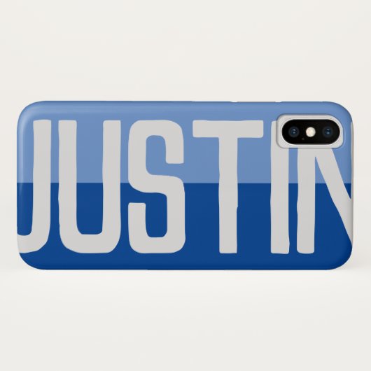 Fett Name Design. Case-Mate iPhone Hülle (Rückseite (Horizontal))