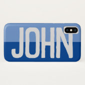 Fett Name Design. Case-Mate iPhone Hülle (Rückseite (Horizontal))