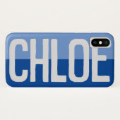 Fett Name Design. Case-Mate iPhone Hülle (Rückseite (Horizontal))