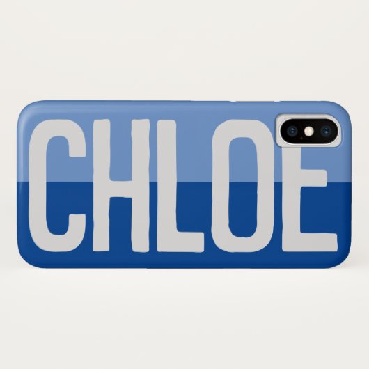 Fett Name Design. Case-Mate iPhone Hülle (Rückseite (Horizontal))