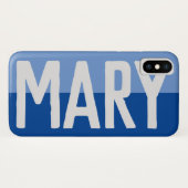 Fett Name Design. Case-Mate iPhone Hülle (Rückseite (Horizontal))