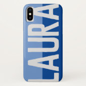 Fett Name Design. Case-Mate iPhone Hülle (Rückseite)