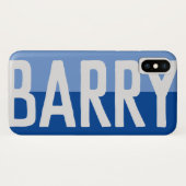 Fett Name Design. Case-Mate iPhone Hülle (Rückseite (Horizontal))