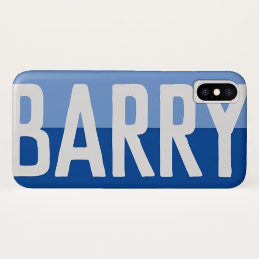 Fett Name Design. Case-Mate iPhone Hülle (Rückseite (Horizontal))