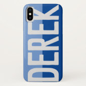 Fett Name Design - Derek Case-Mate iPhone Hülle (Rückseite)