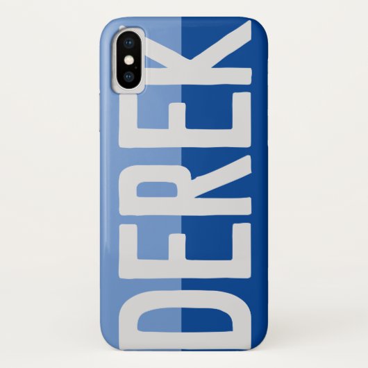 Fett Name Design - Derek Case-Mate iPhone Hülle (Rückseite)
