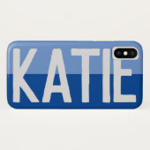 Fett Name Design - Katie Case-Mate iPhone Hülle (Rückseite (Horizontal))