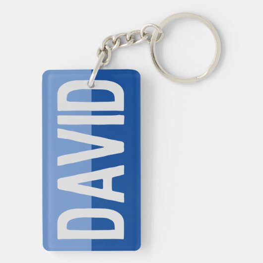 Fett Name Design. Schlüsselanhänger (Rückseite)