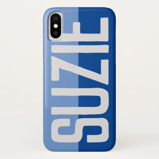 Fett Name Design - Suzie Case-Mate iPhone Hülle (Rückseite)