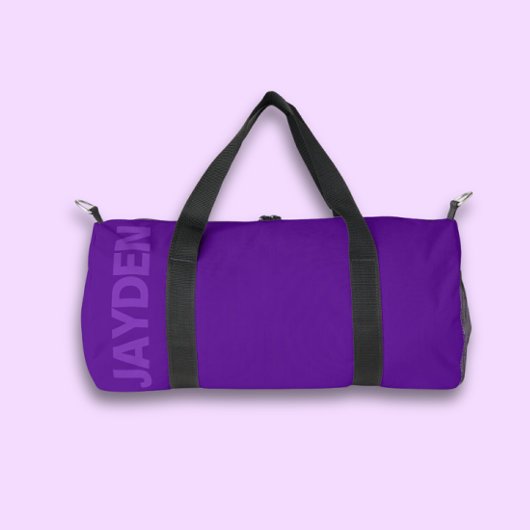 Fett Name Gym | Monogram Männer-Frauen-Duffle Duffle Bag