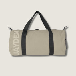 Fett Name Gym | Monogram Männer-Frauen-Duffle Duffle Bag