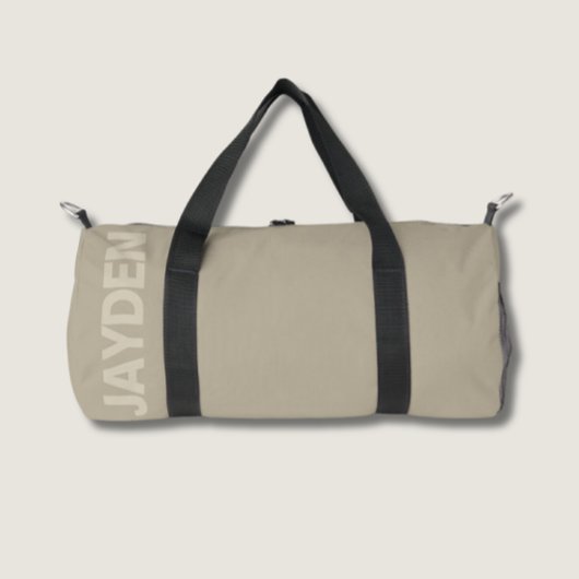 Fett Name Gym | Monogram Männer-Frauen-Duffle Duffle Bag