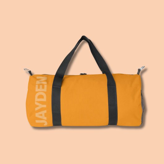 Fett Name Gym | Monogram Männer-Frauen-Duffle Duffle Bag