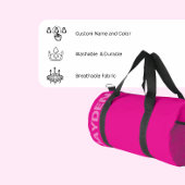 Fett Name Gym | Monogram Männer-Frauen-Duffle Duffle Bag